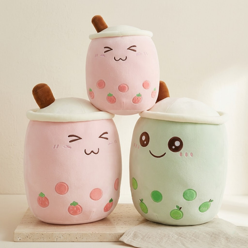 Davorilo Kawaii Boba Stuffed Plush Toy