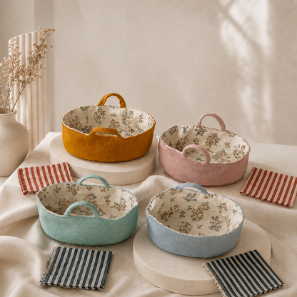 Davorilo Cozy Sleep Basket for 10cm Plush