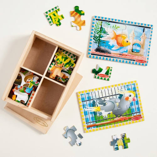 Davorilo Toddler Wooden Jigsaw Puzzles