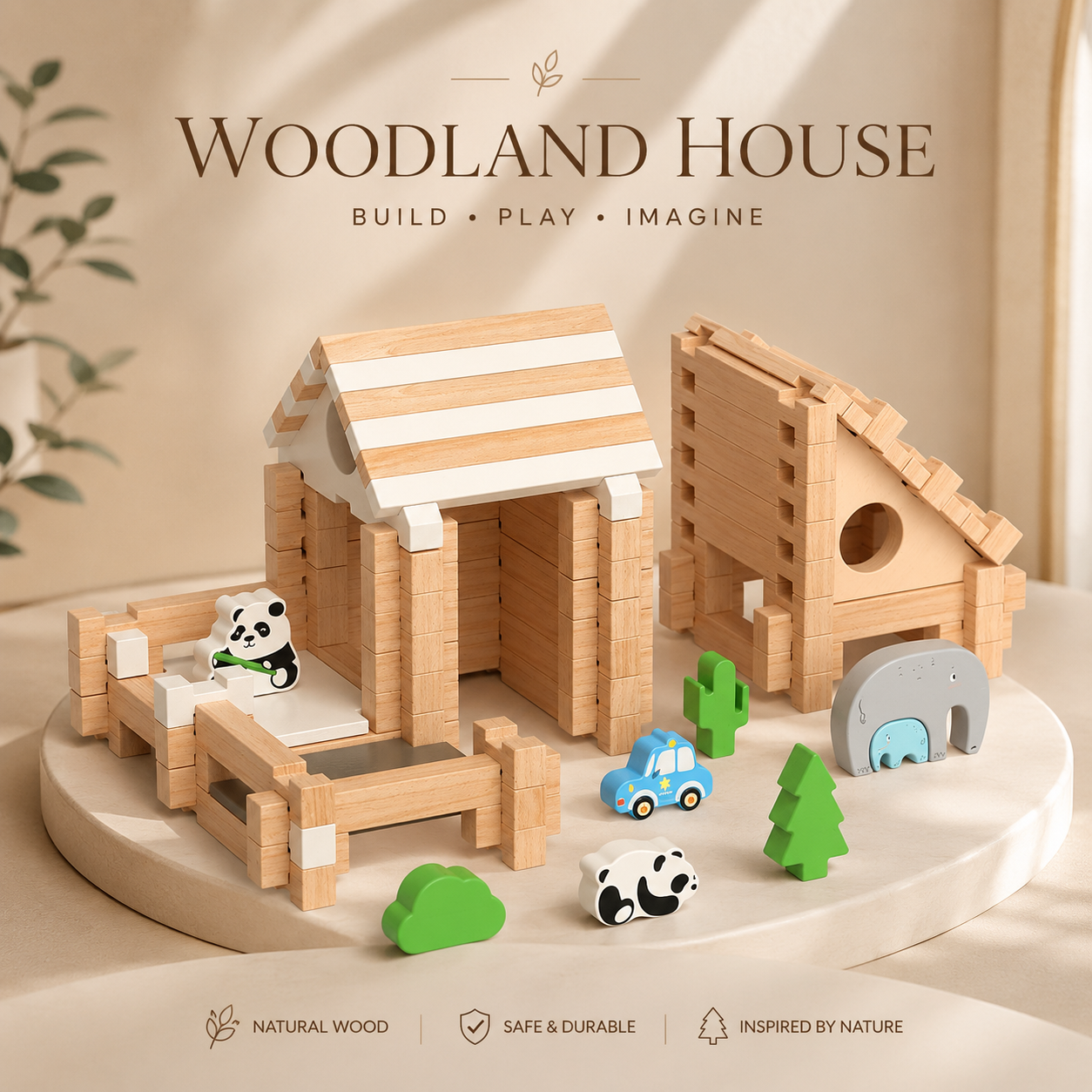 Davorilo Wooden Mortise Tenon Building Blocks