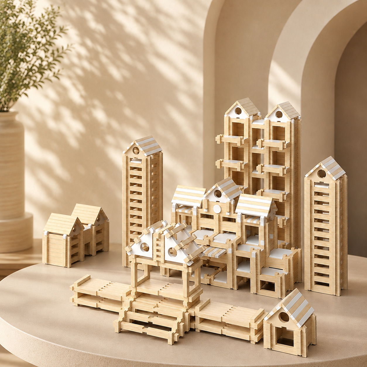 Davorilo Wooden Mortise Tenon Building Blocks