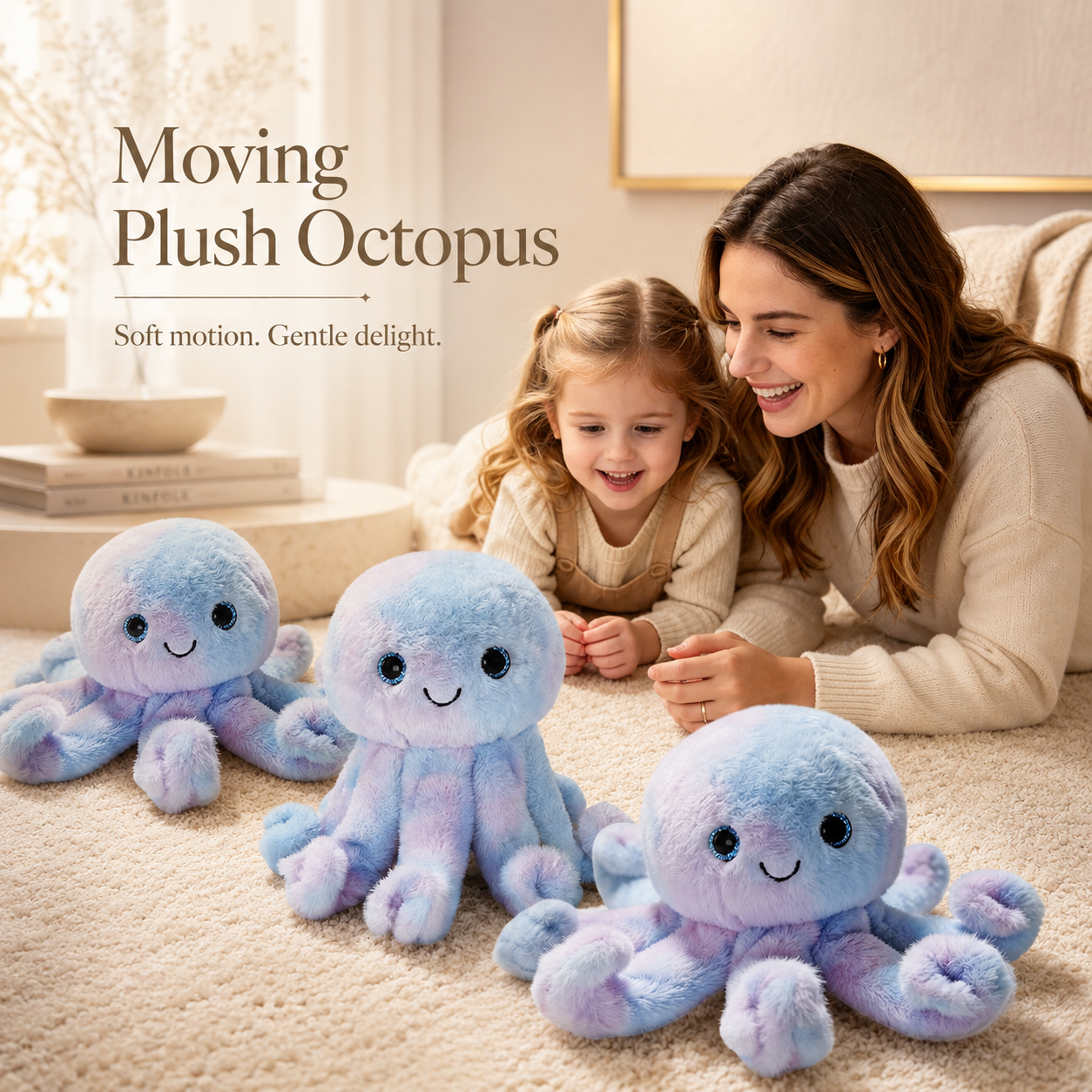 Davorilo Singing Recording Plush Octopus Toy